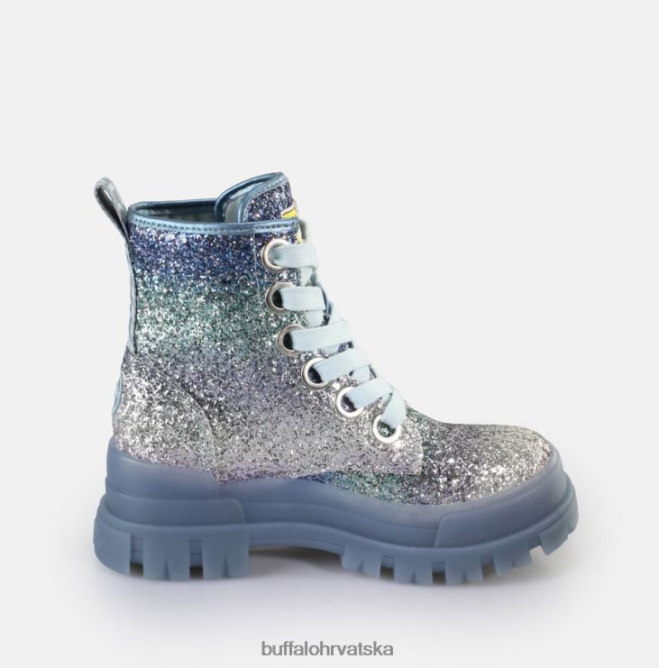 srebrno siva Buffalo aspha lace up hi gležnjača vegan |čizme TDD6T440